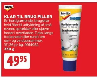 jem & fix KLAR TIL BRUG FILLER tilbud