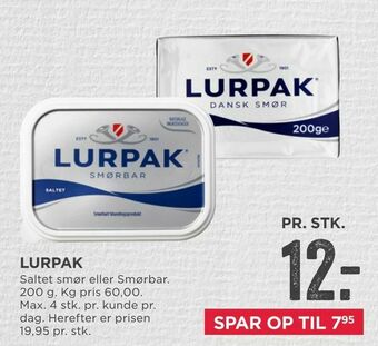 MENY Lurpak tilbud