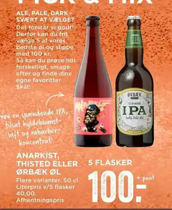 MENY Anarkist, thisted eller ørbæk øl tilbud