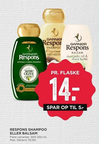 Respons shampoo eller balsam