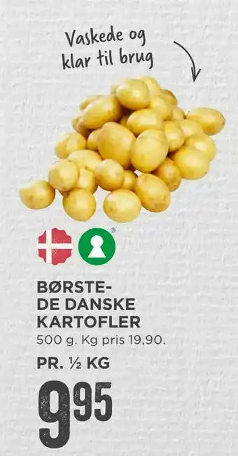 MENY Børstede danske kartofler tilbud