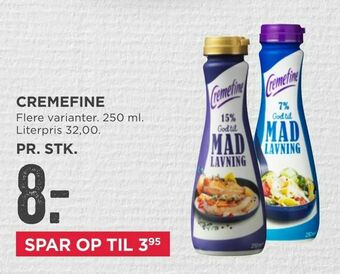 MENY Cremefine tilbud