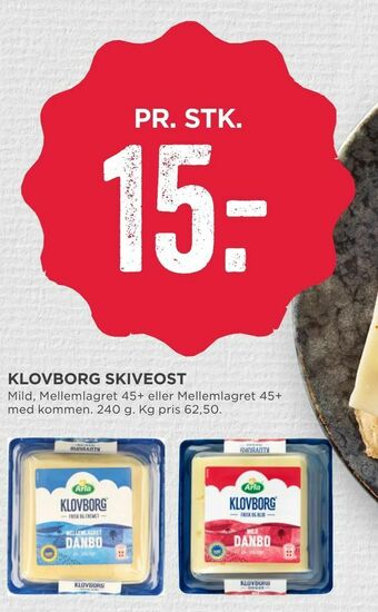 MENY Klovborg skiveost tilbud