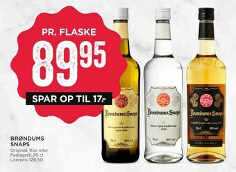 MENY Brøndums snaps tilbud