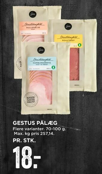 MENY Gestus pålæg tilbud