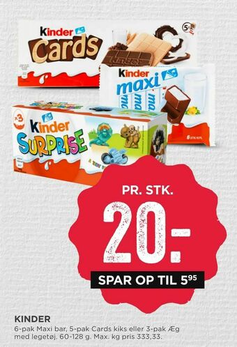 MENY Kinder tilbud