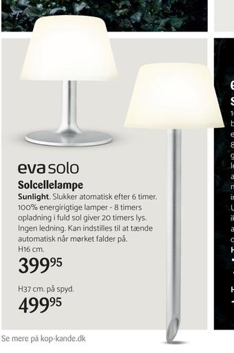 Kop & Kande Solcellelampe tilbud