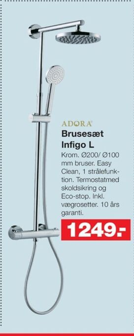 Bauhaus Adora termostatarmatur tilbud