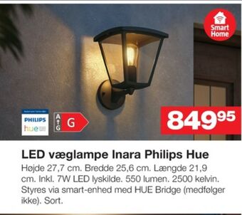 Bauhaus Hue væglampe tilbud