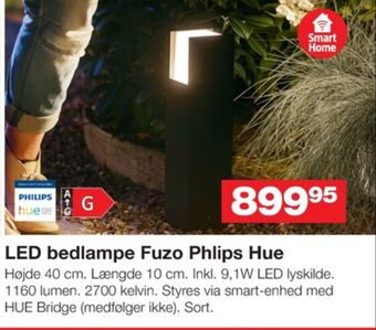 Bauhaus Hue bedlampe tilbud