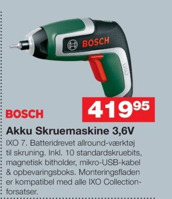 Bauhaus Grøn skruemaskine tilbud