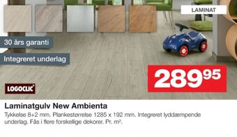 Logoclic laminatgulv