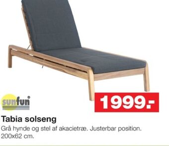 Bauhaus Sunfun solseng tilbud