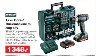 Metabo bore- og skruemaskine