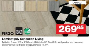 Bauhaus Pergo laminatgulv tilbud