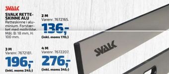 Svalk retteskinne
