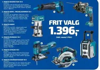 Davidsen Makita bajonetsav tilbud