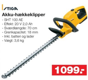 Bauhaus Stiga hækkeklipper tilbud