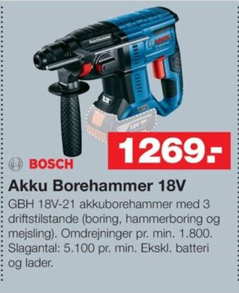 Blå borehammer
