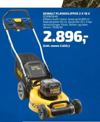 Davidsen Dewalt plæneklipper tilbud