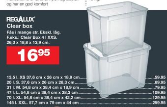 Regalux opbevaringsboks