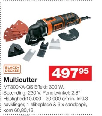 Bauhaus Black&decker multicutter tilbud