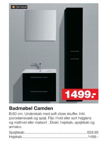 Bauhaus Bath deluxe badmøbel tilbud
