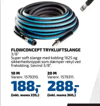 Flowconcept trykluftslange