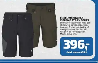 Fe engel arbejdsshorts