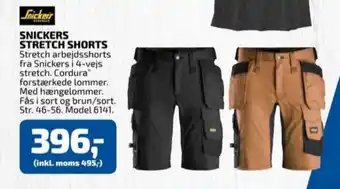 Davidsen Snickers arbejdsshorts tilbud