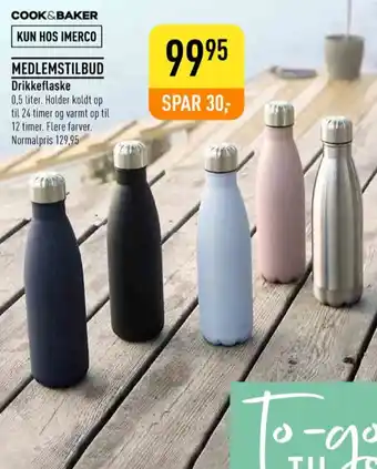 Imerco Cook & baker drikkeflaske tilbud