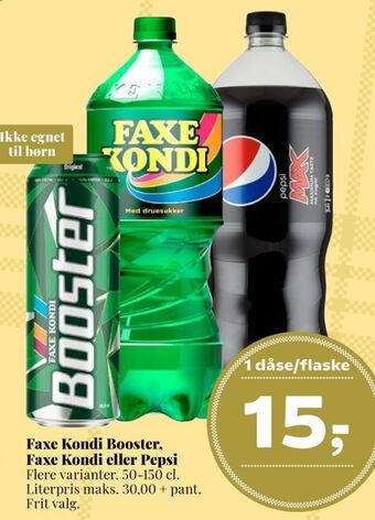 Dagli'Brugsen Pepsi max cola tilbud