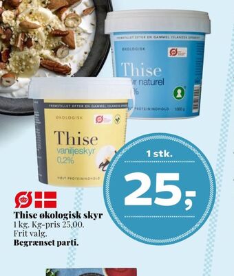 Dagli'Brugsen Thise skyr naturel tilbud