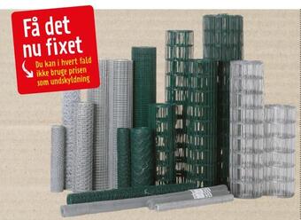 jem & fix Trådflet hønsevæv grøn tilbud