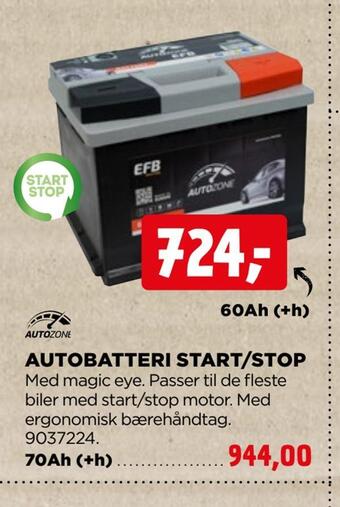 Autobatteri start/stop