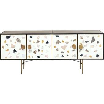 Kare Terrazzo skænk, 183x77 cm tilbud