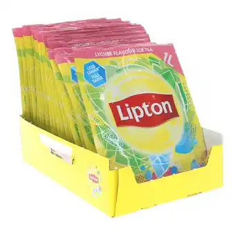 Lipton 18-pak iste lychee 50g | lipton icetea pulver med litchi-frugt smag. bland i 1 liter vand.