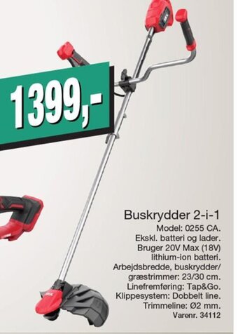 Harald Nyborg Buskrydder 2-i-1 tilbud