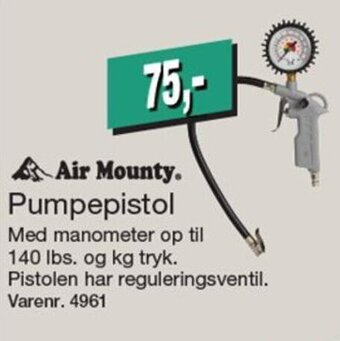 Air Mounty. Pumpepistol