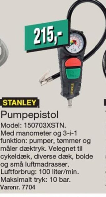 Harald Nyborg STANLEY Pumpepistol tilbud