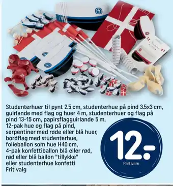 REMA 1000 Ukendt studenterpynt tilbud