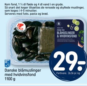 REMA 1000 Rema 1000 blåmuslinger tilbud