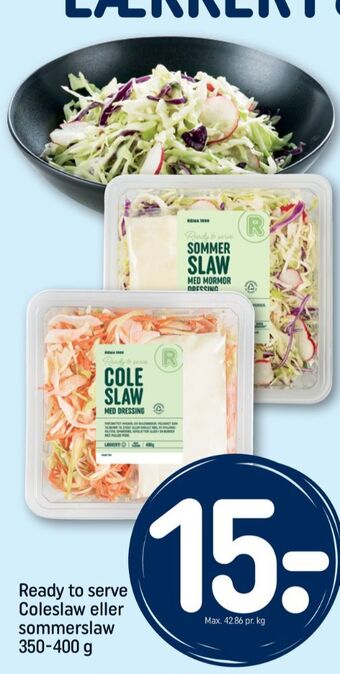 REMA 1000 Rema 1000 coleslaw tilbud