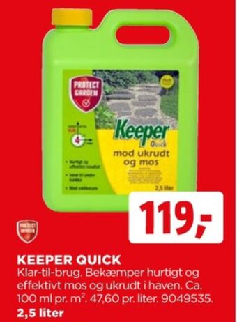 jem & fix Keeper ukrudtsmiddel tilbud