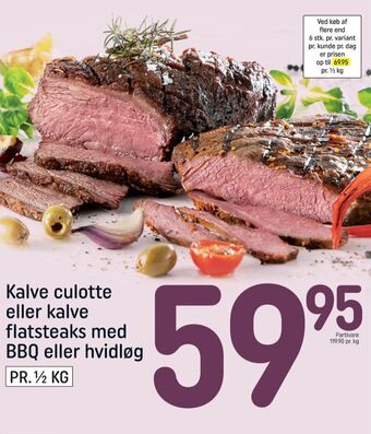 REMA 1000 Meatgroup kalveculotte tilbud