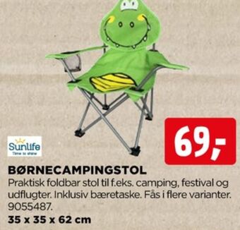 jem & fix Sunlife campingstol tilbud