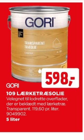 jem & fix Gori træolie tilbud