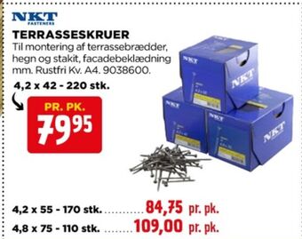 jem & fix Nkt fasteners skruer tilbud