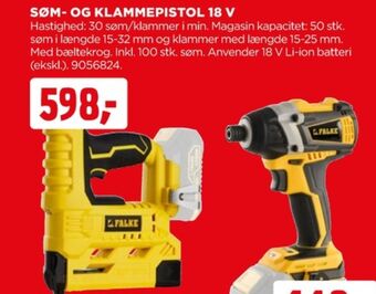 jem & fix Falke sømpistol tilbud
