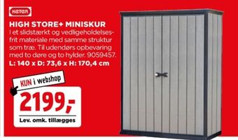 jem & fix Keter haveskab tilbud